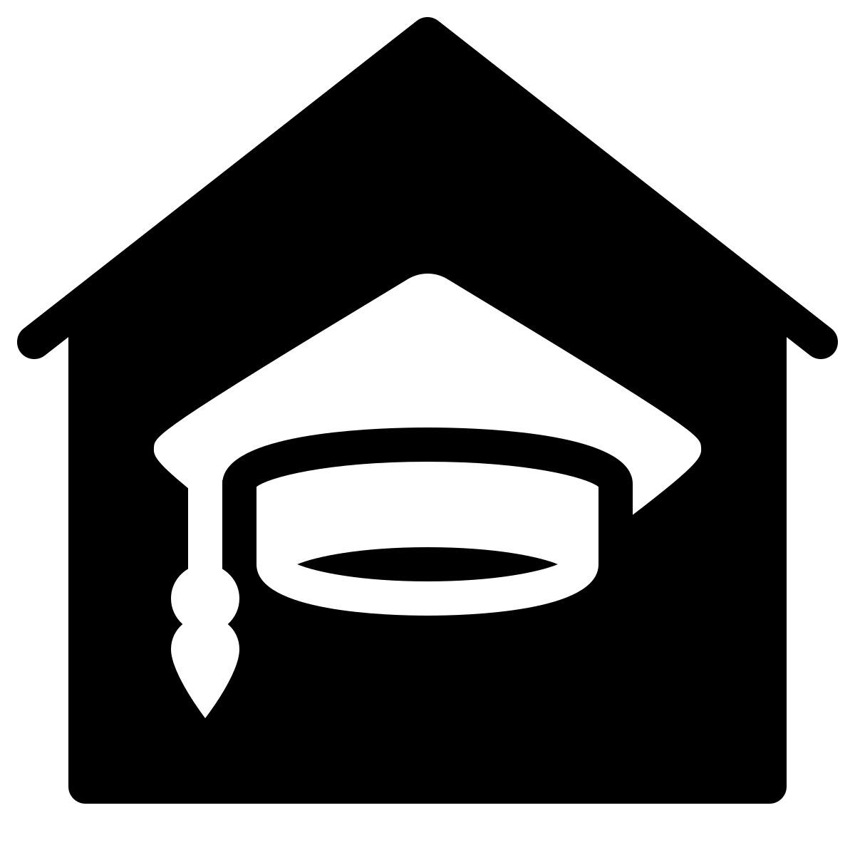 ios 17 filled style 大学 icon