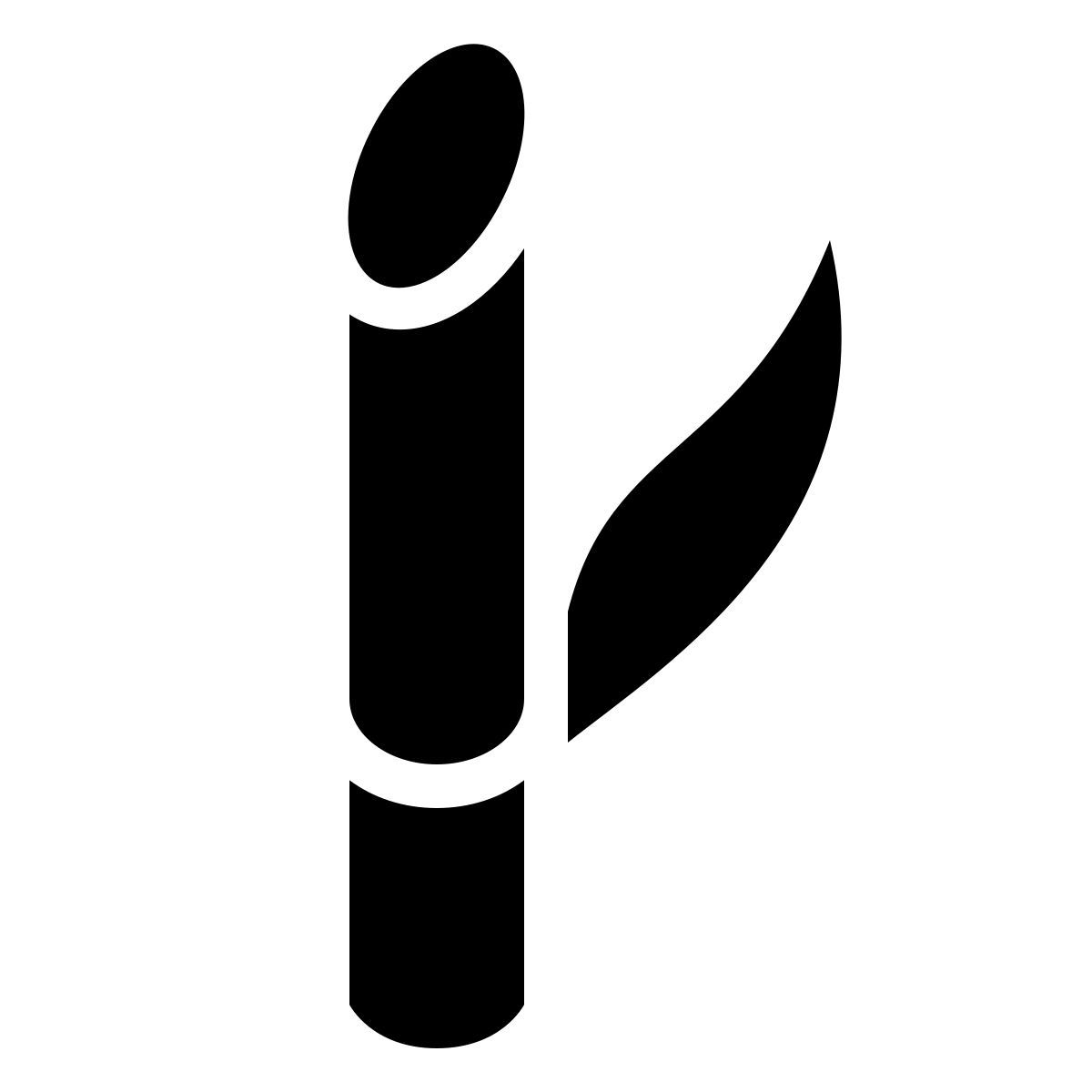 ios 17 filled style caña de azúcar icon