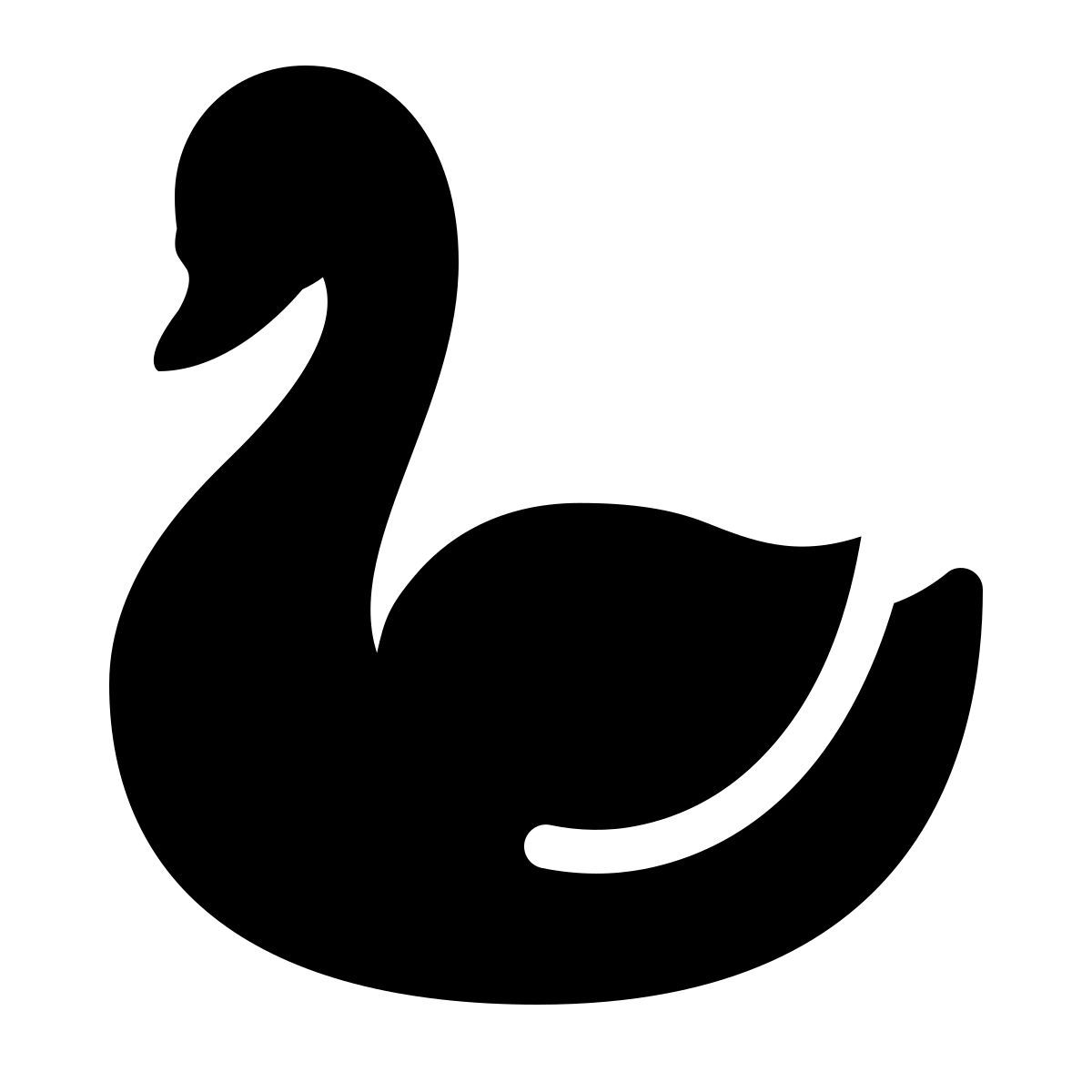 ios 17 filled style cisne icon