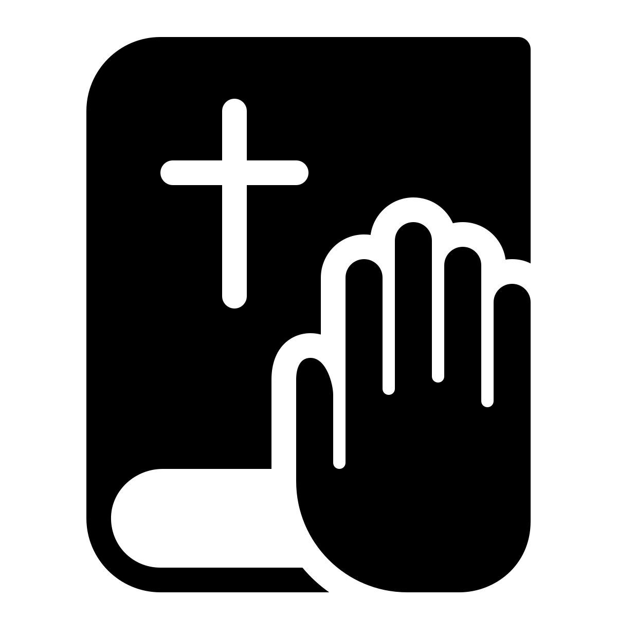 ios 17 filled style 성경에 맹세하다 icon