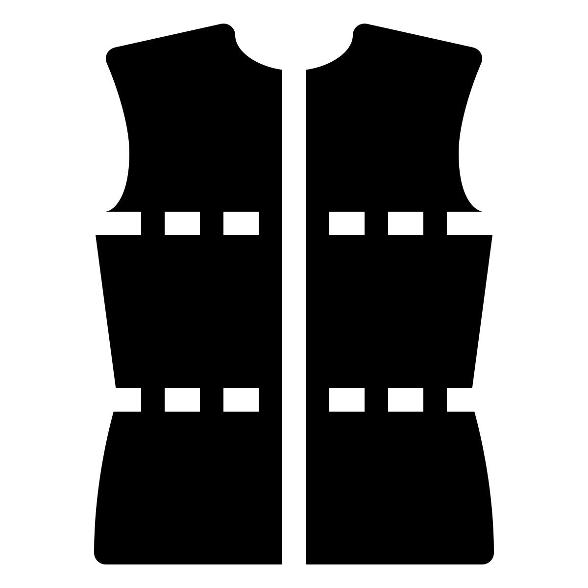 ios 17 filled style patrón de la camisa a medida icon