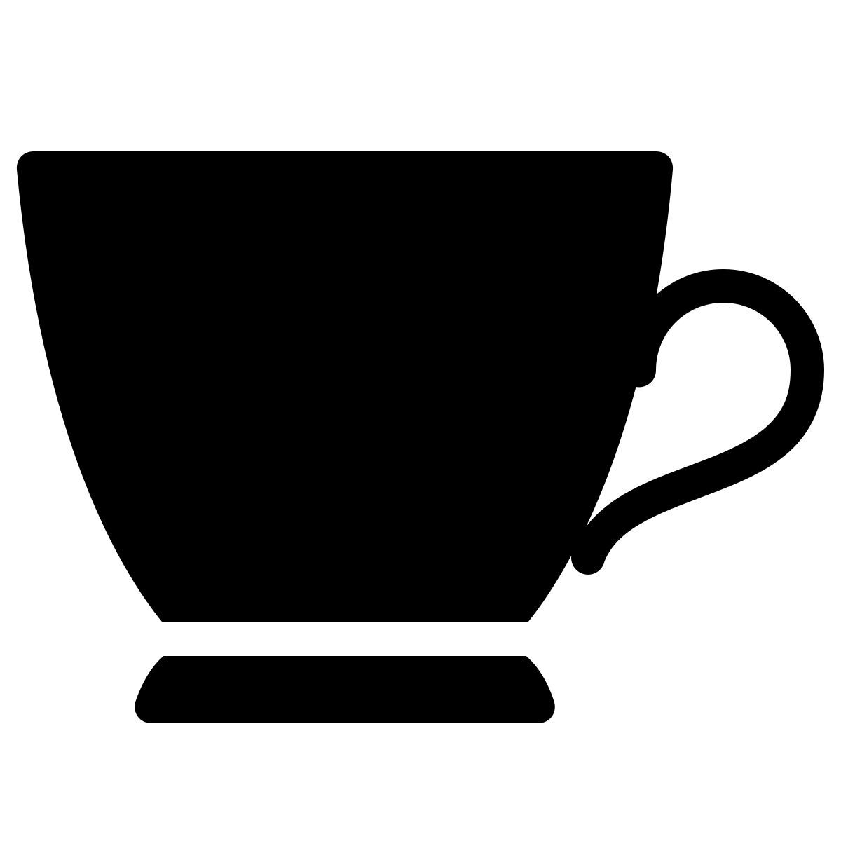 ios 17 filled style taza de té icon