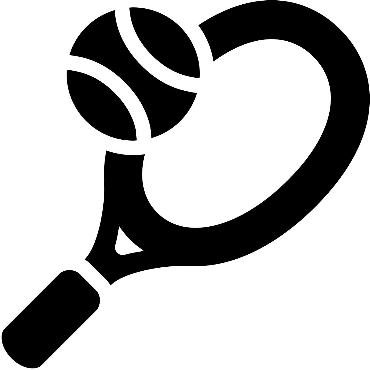 ios 17 filled style 网球 icon