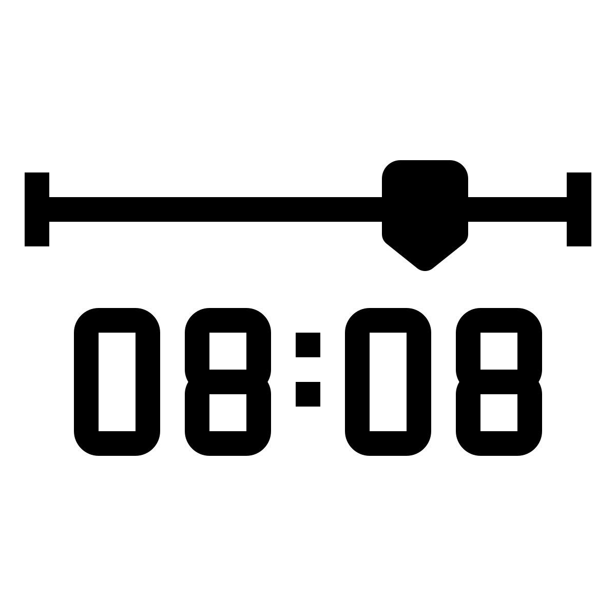 ios 17 filled style 시간 슬라이더 icon