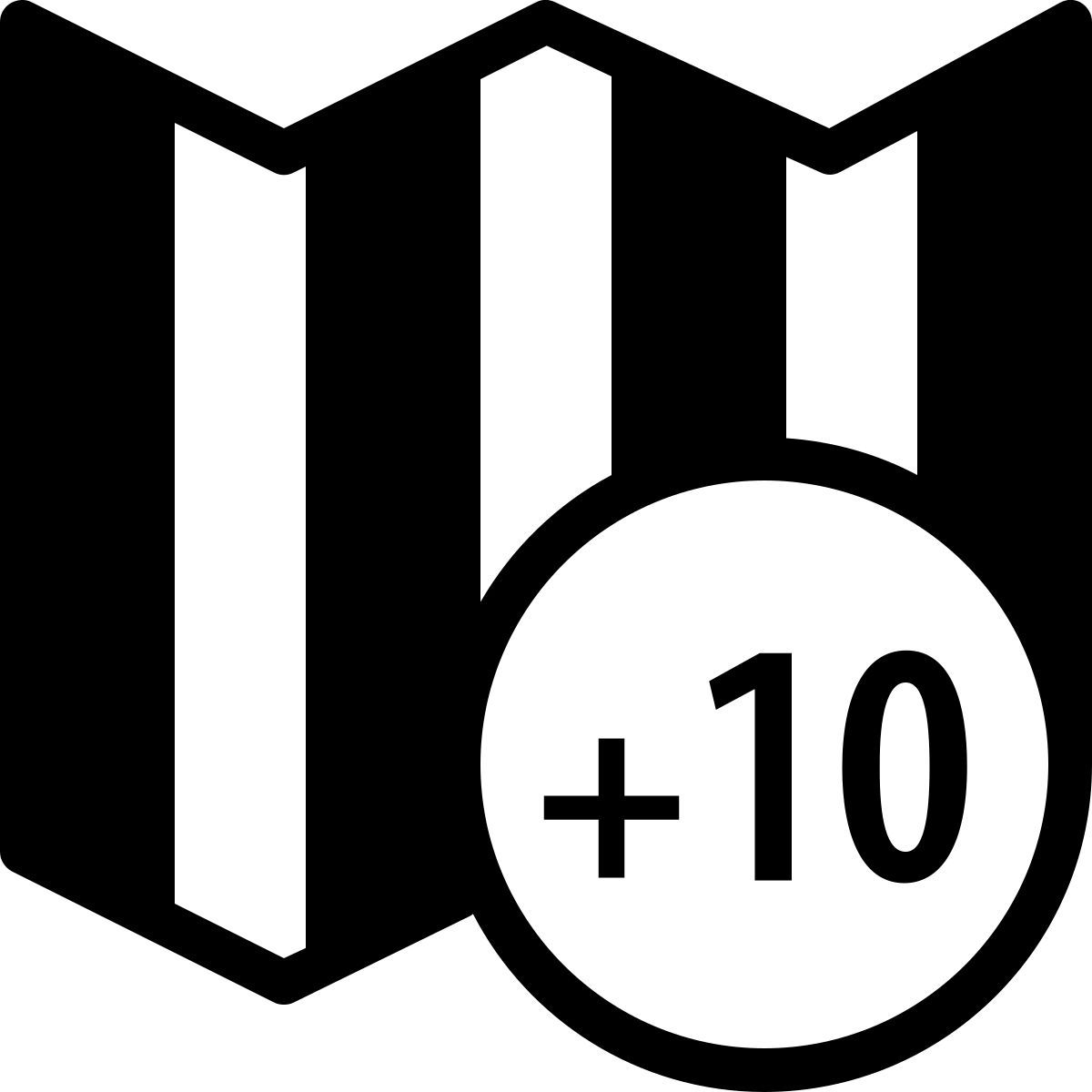 ios 17 filled style 시간대 +10 icon