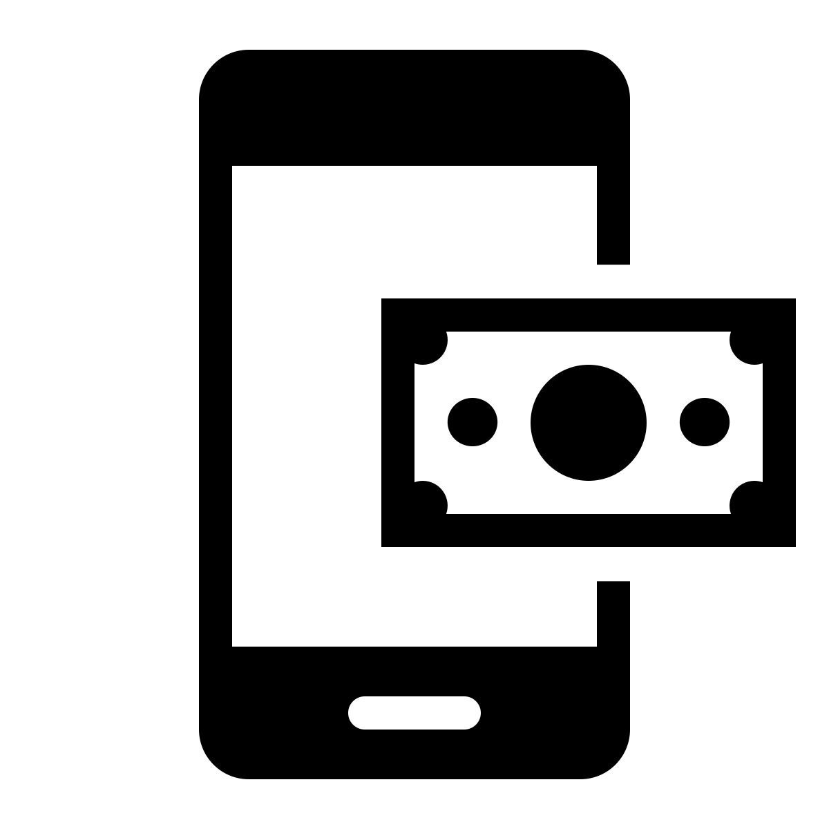 ios 17 filled style pago de recarga icon