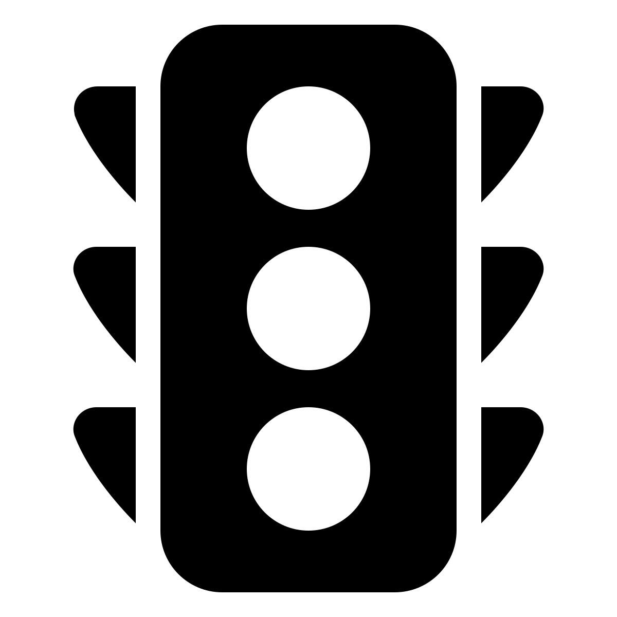 ios 17 filled style tráfico icon