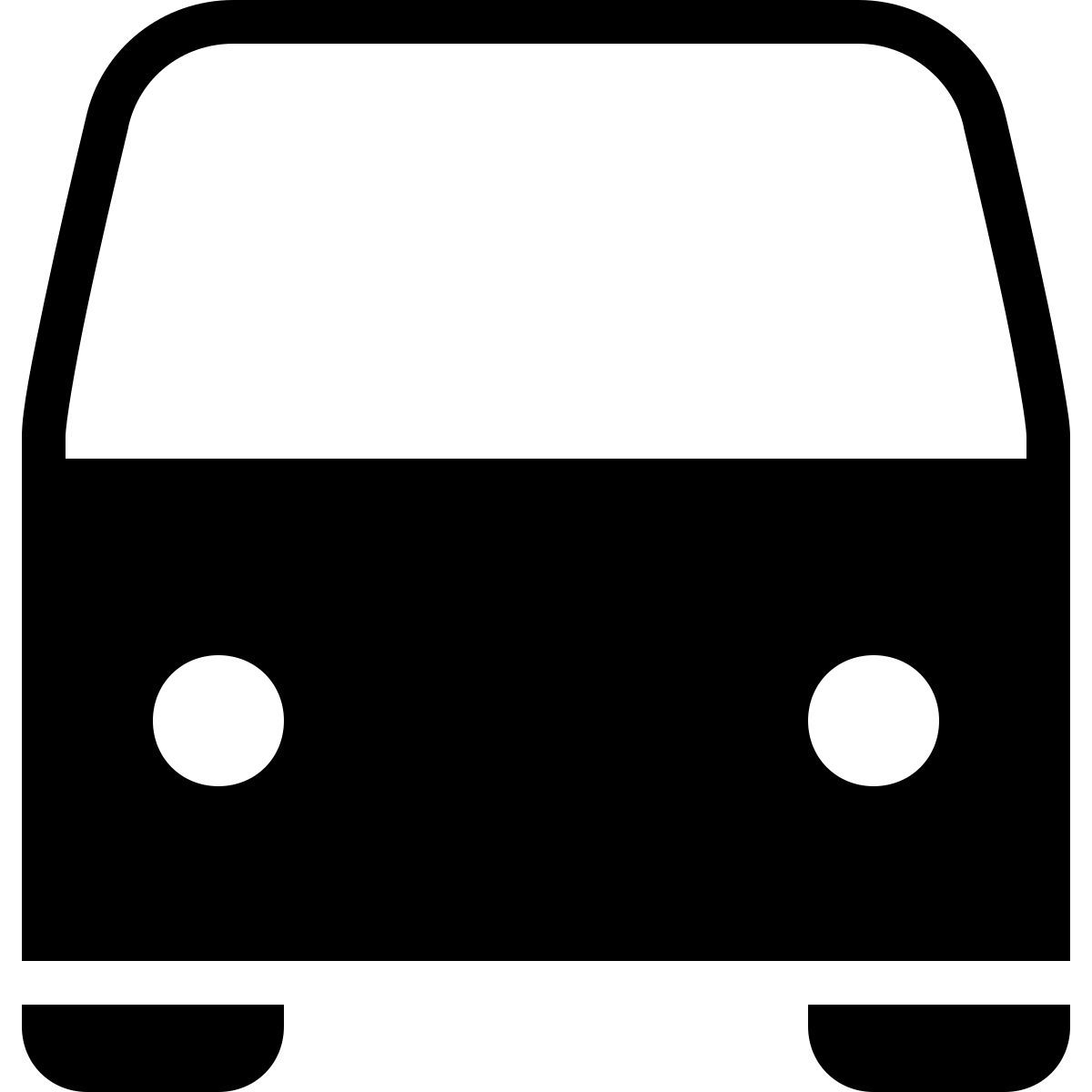 ios 17 filled style transporte icon