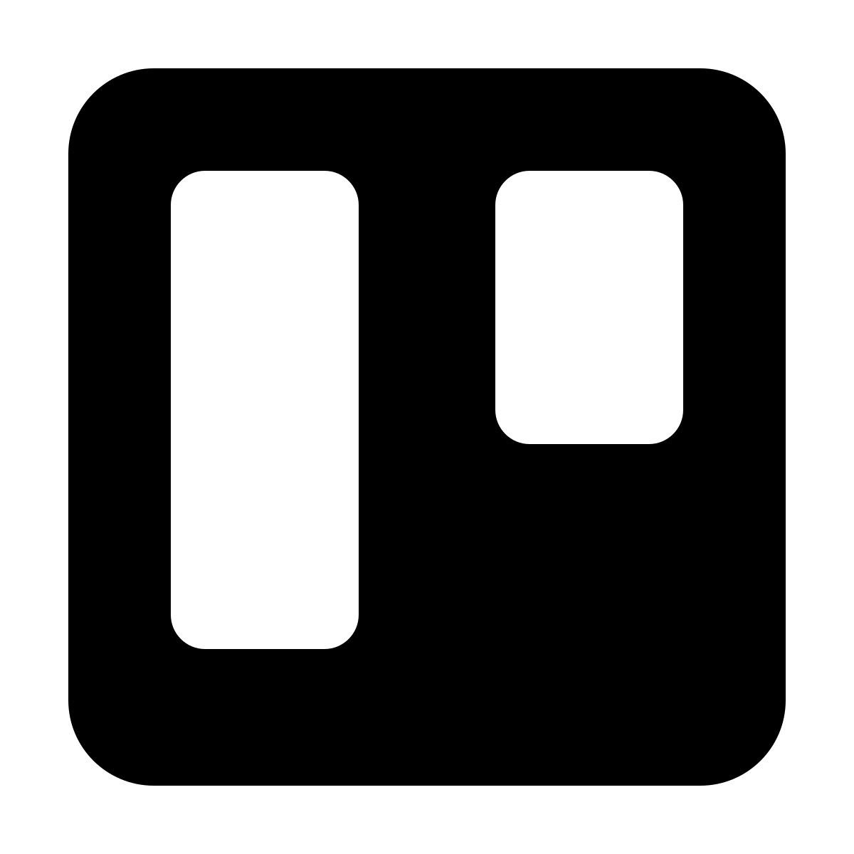 ios 17 filled style trello icon