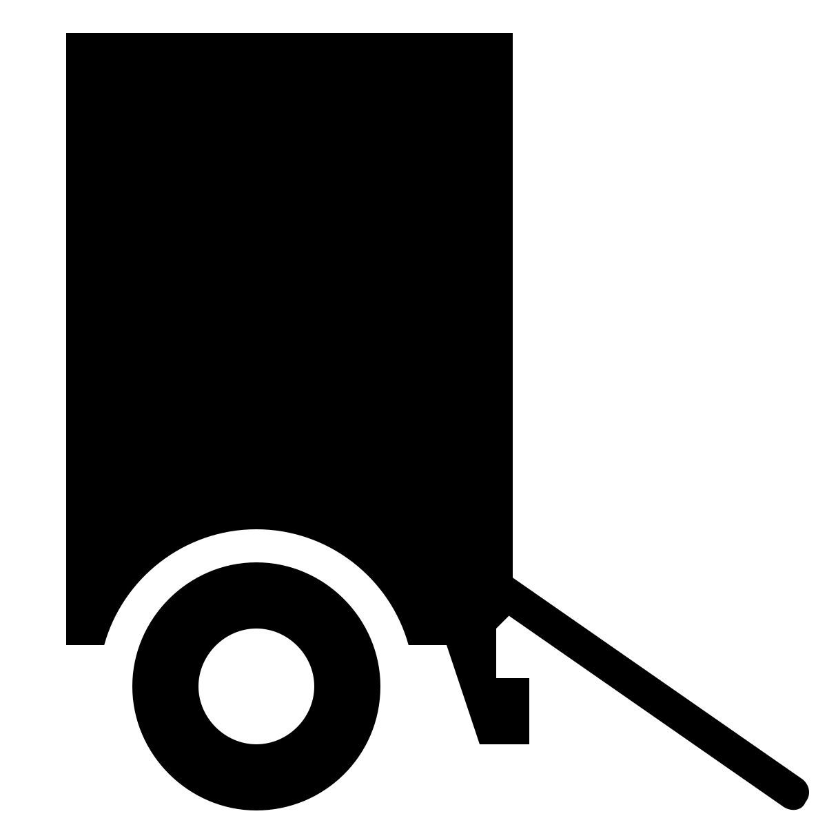 ios 17 filled style truck ramp icon