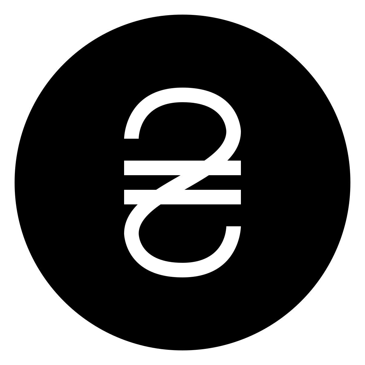 ios 17 filled style 乌克兰格里夫纳 icon