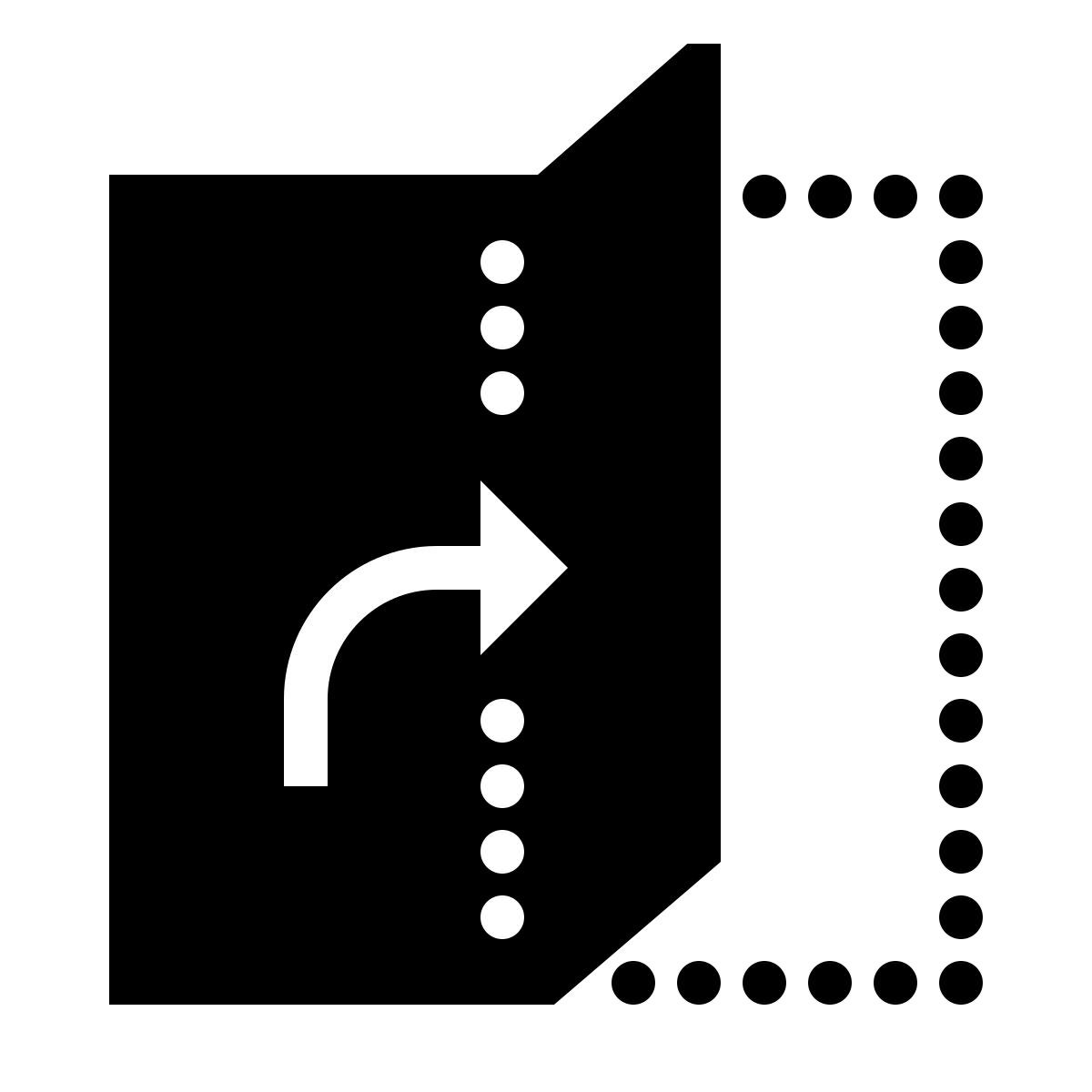 ios 17 filled style desplegar icon