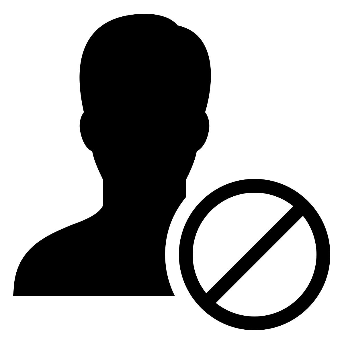 ios 17 filled style togli amicizia uomo icon