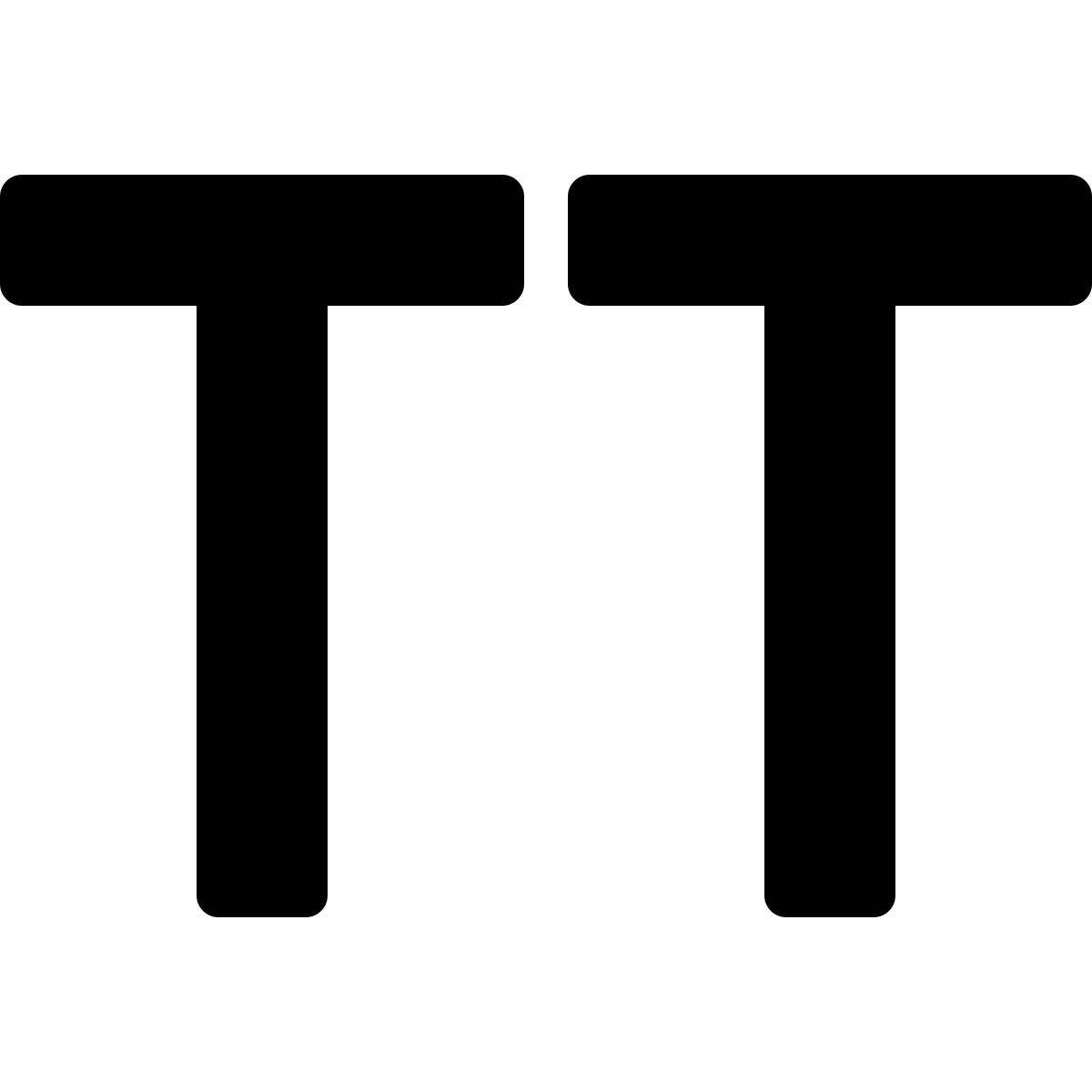 ios 17 filled style 大写字母 icon