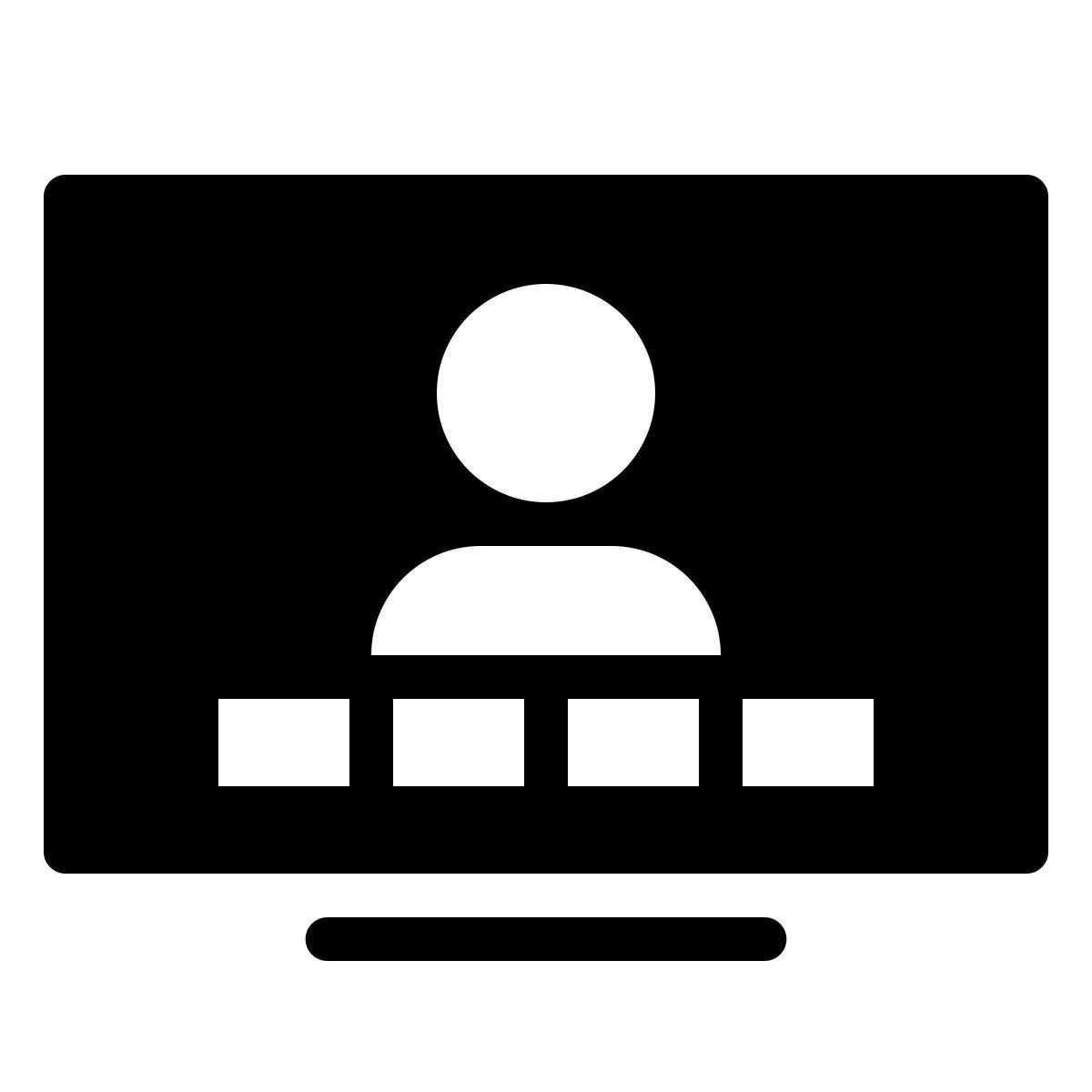 ios 17 filled style 视频会议 icon