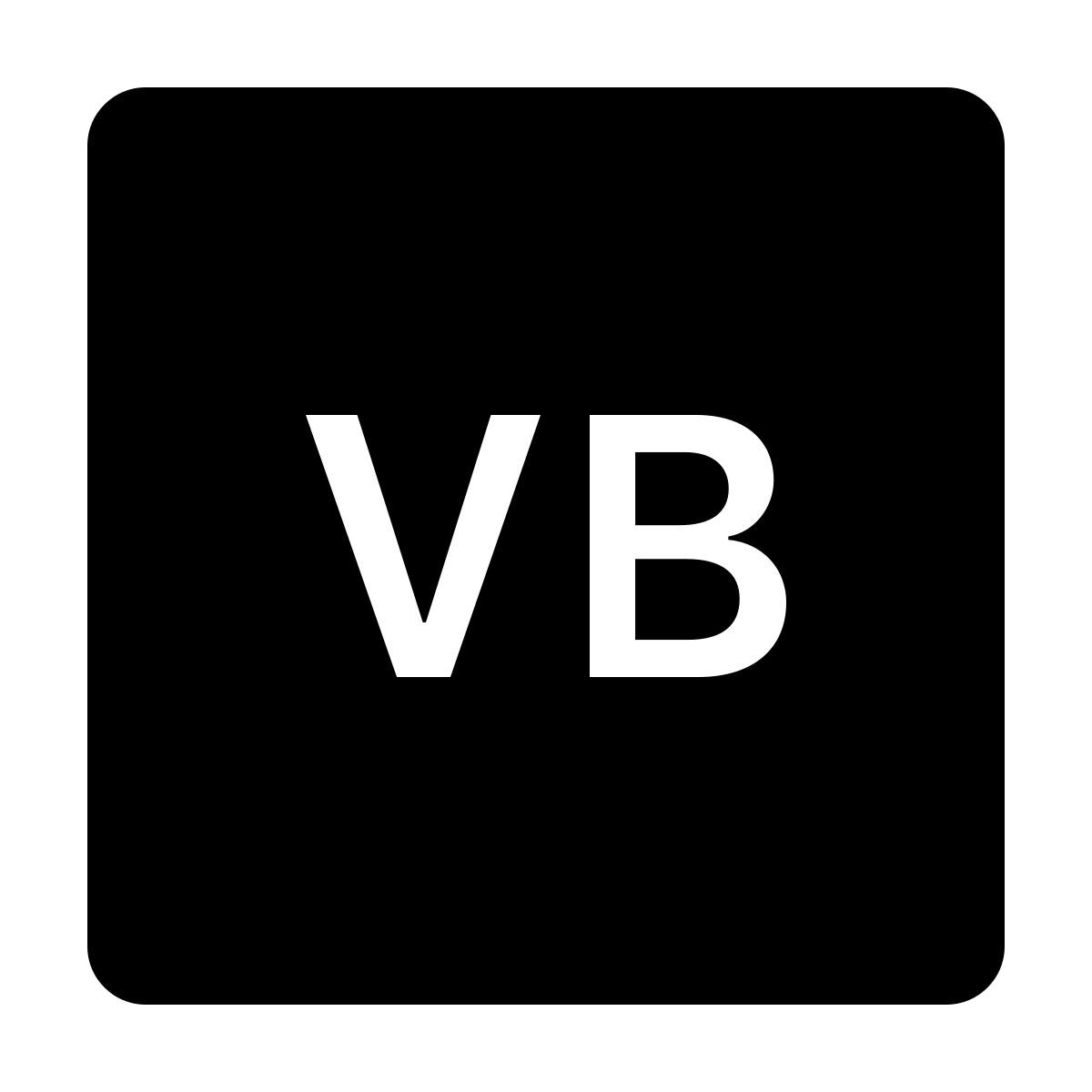 ios 17 filled style visual basic icon