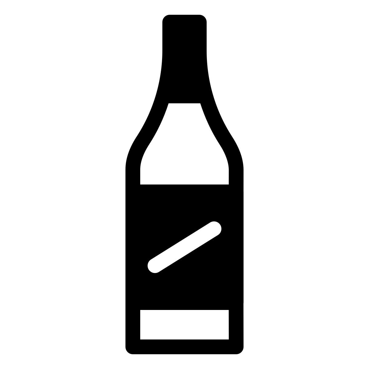 ios 17 filled style vodka icon