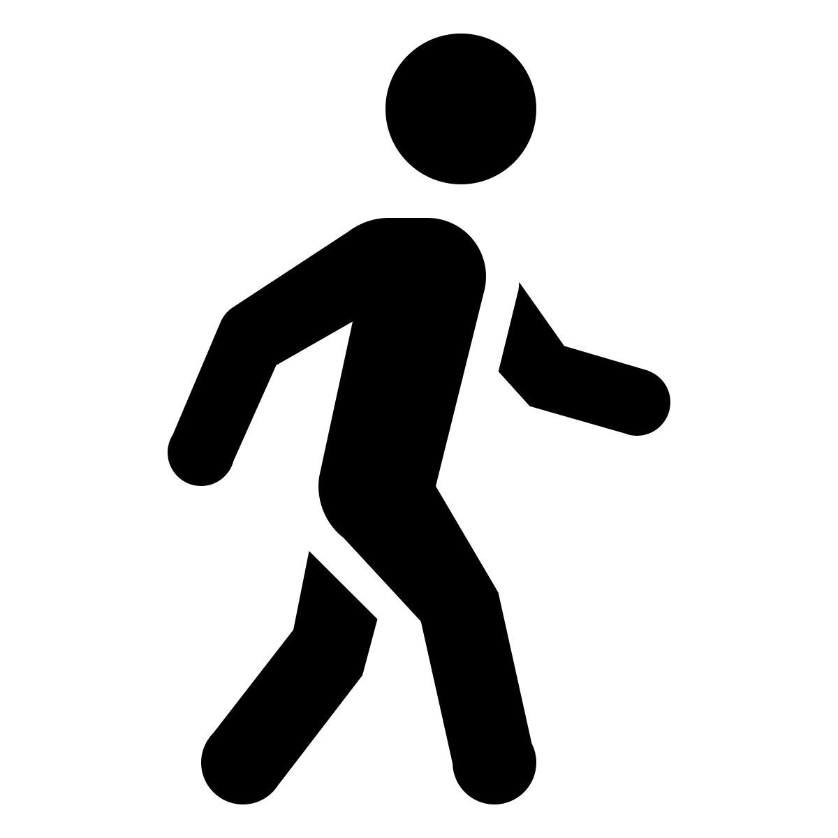 ios 17 filled style passeggiare icon