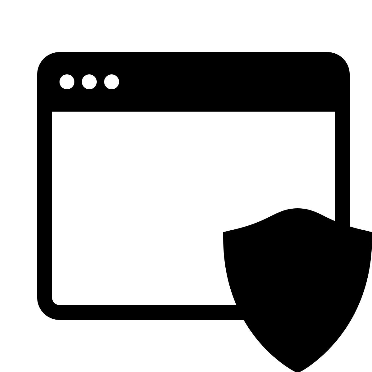 ios 17 filled style pare feu d'application web icon