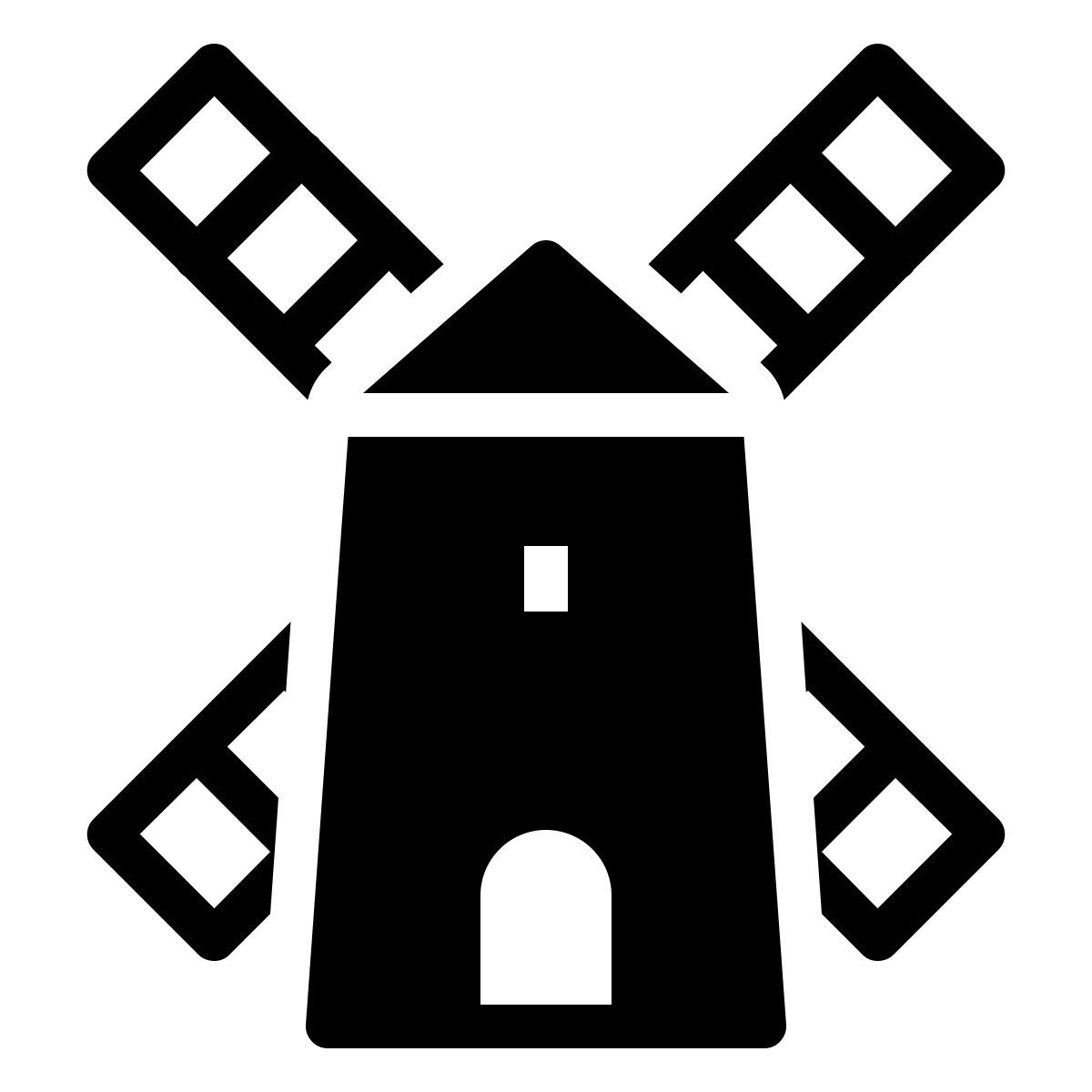 ios 17 filled style windmühle icon