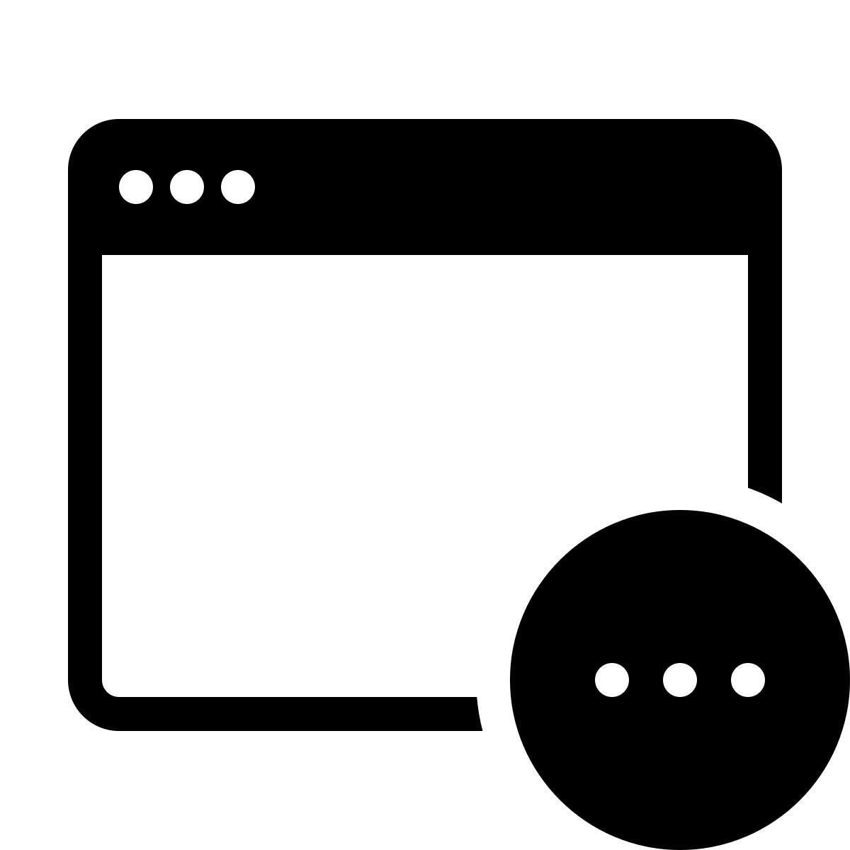 ios 17 filled style window other icon