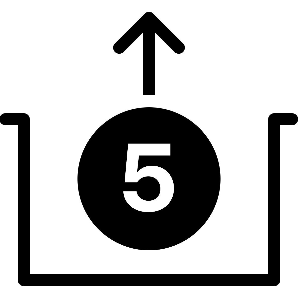 ios 17 filled style retirada icon