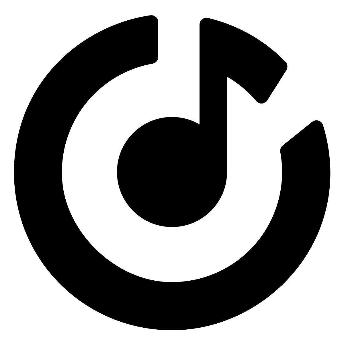 ios 17 filled style yandex 音乐 icon