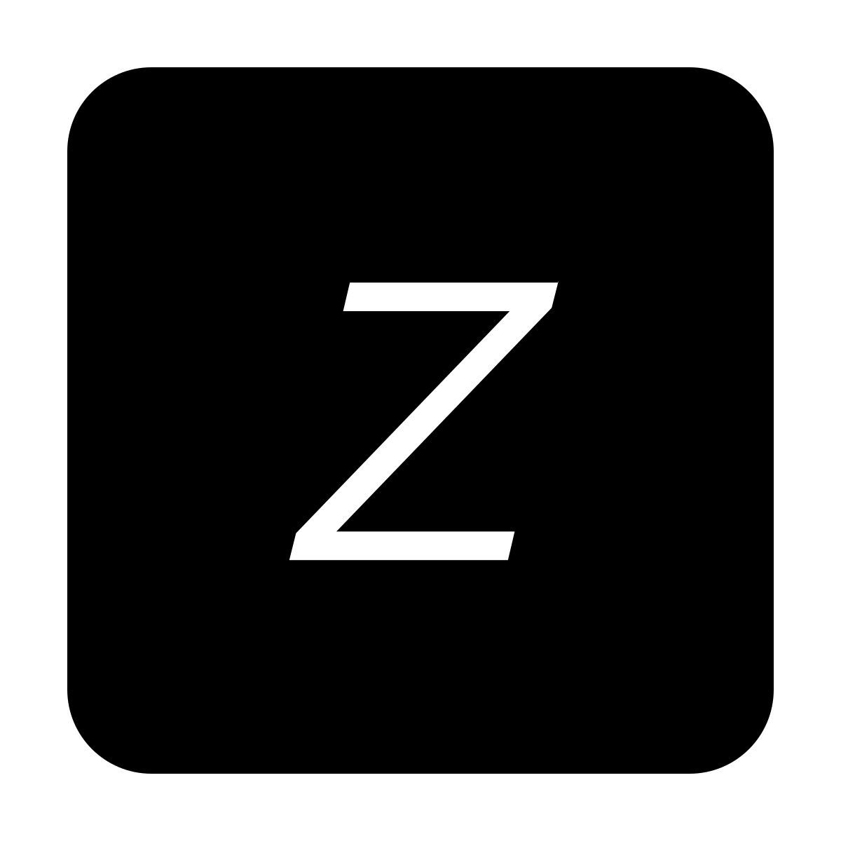 ios 17 filled style coordenada z icon