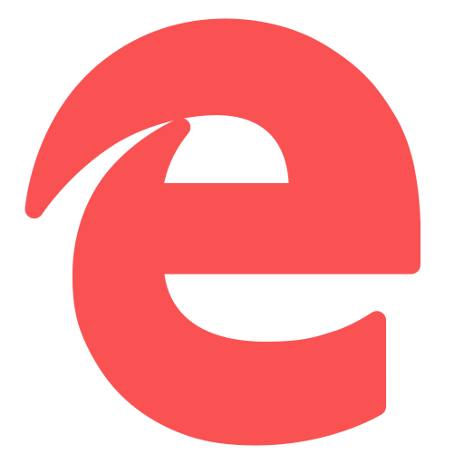 Red Square Microsoft Edge Icon