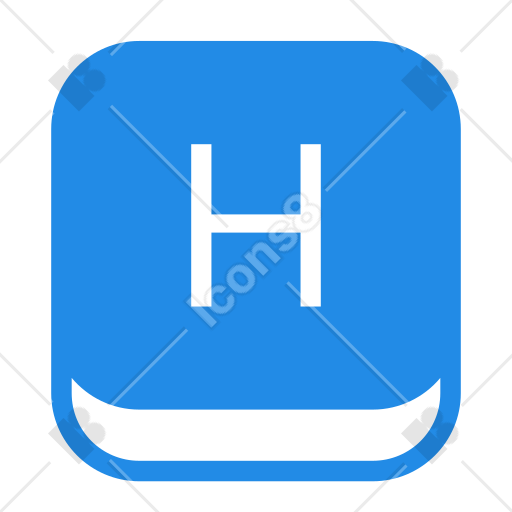 Blue Logos With H