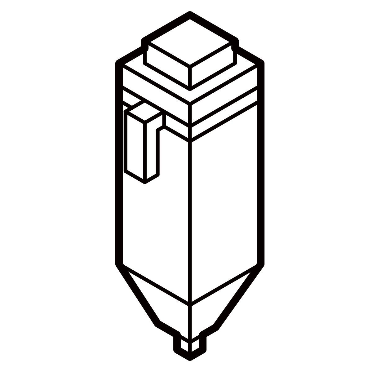 isometric line style 볼 포인트 펜 icon