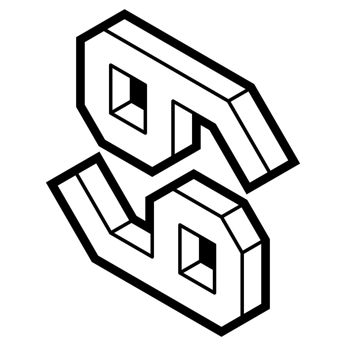 isometric line style cáncer icon