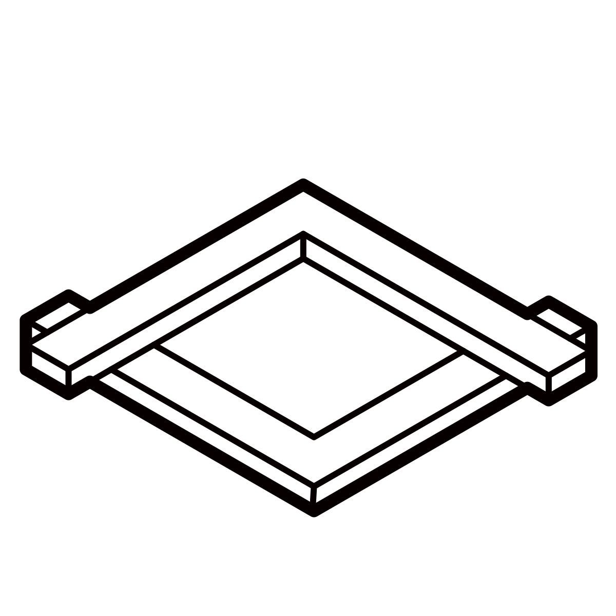 isometric line style ritaglia icon