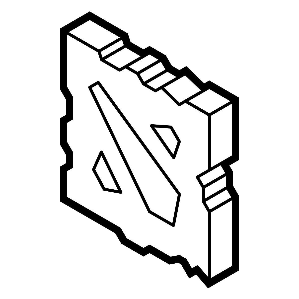 isometric line style dota 2 icon