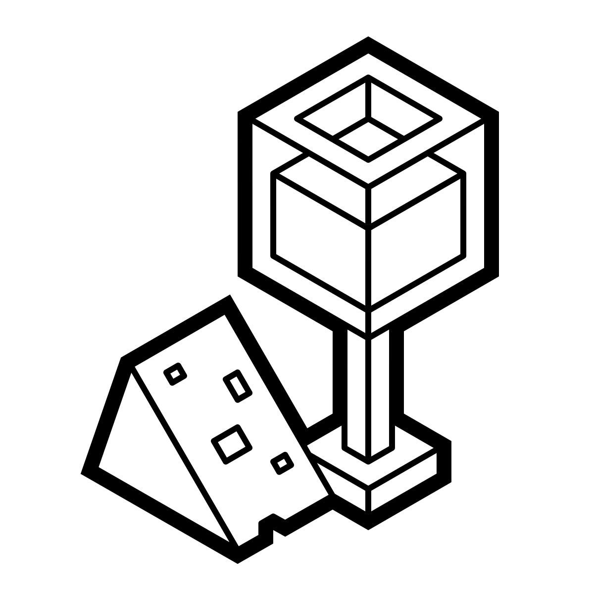 isometric line style enogastronomia icon