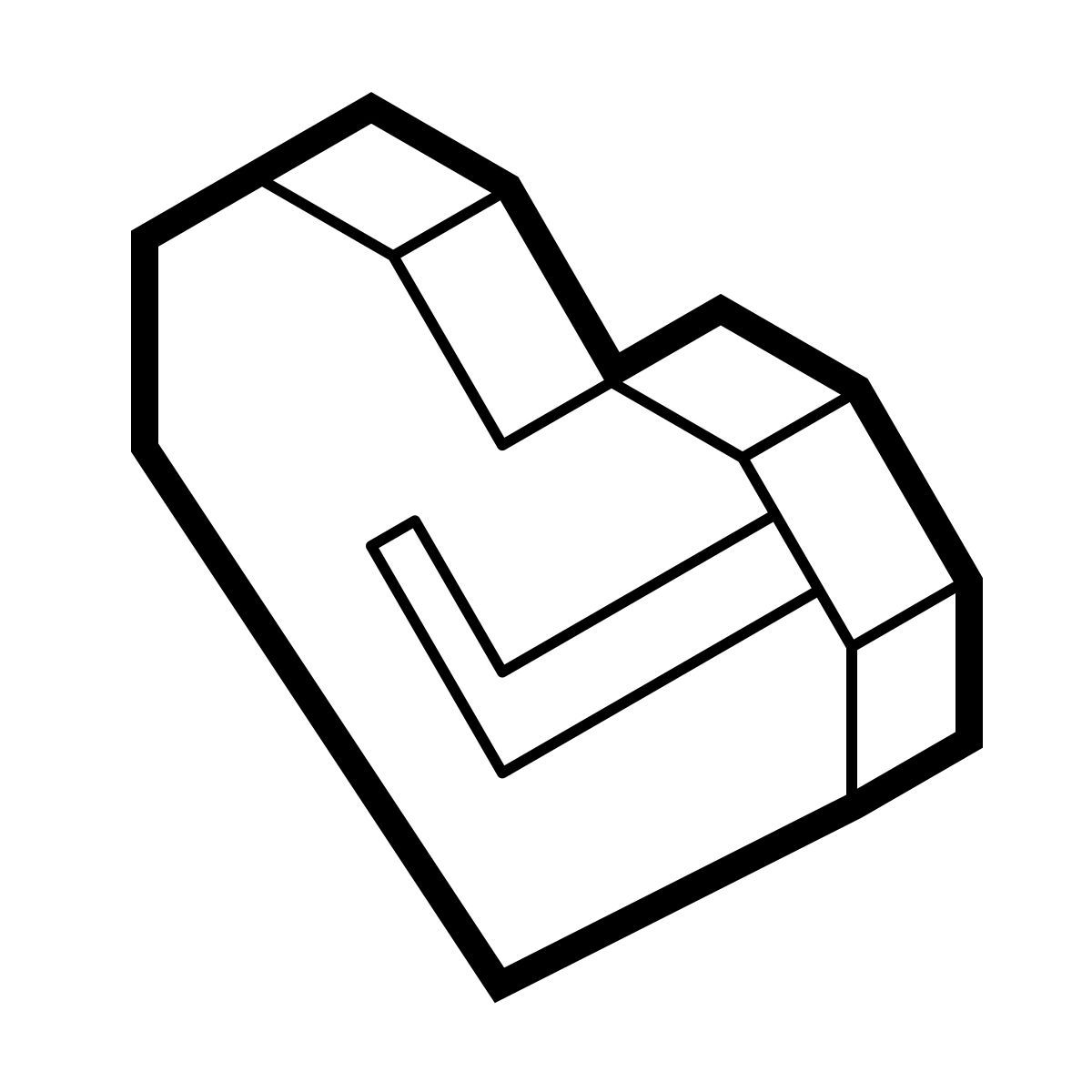 isometric line style gesundheit des herzens icon