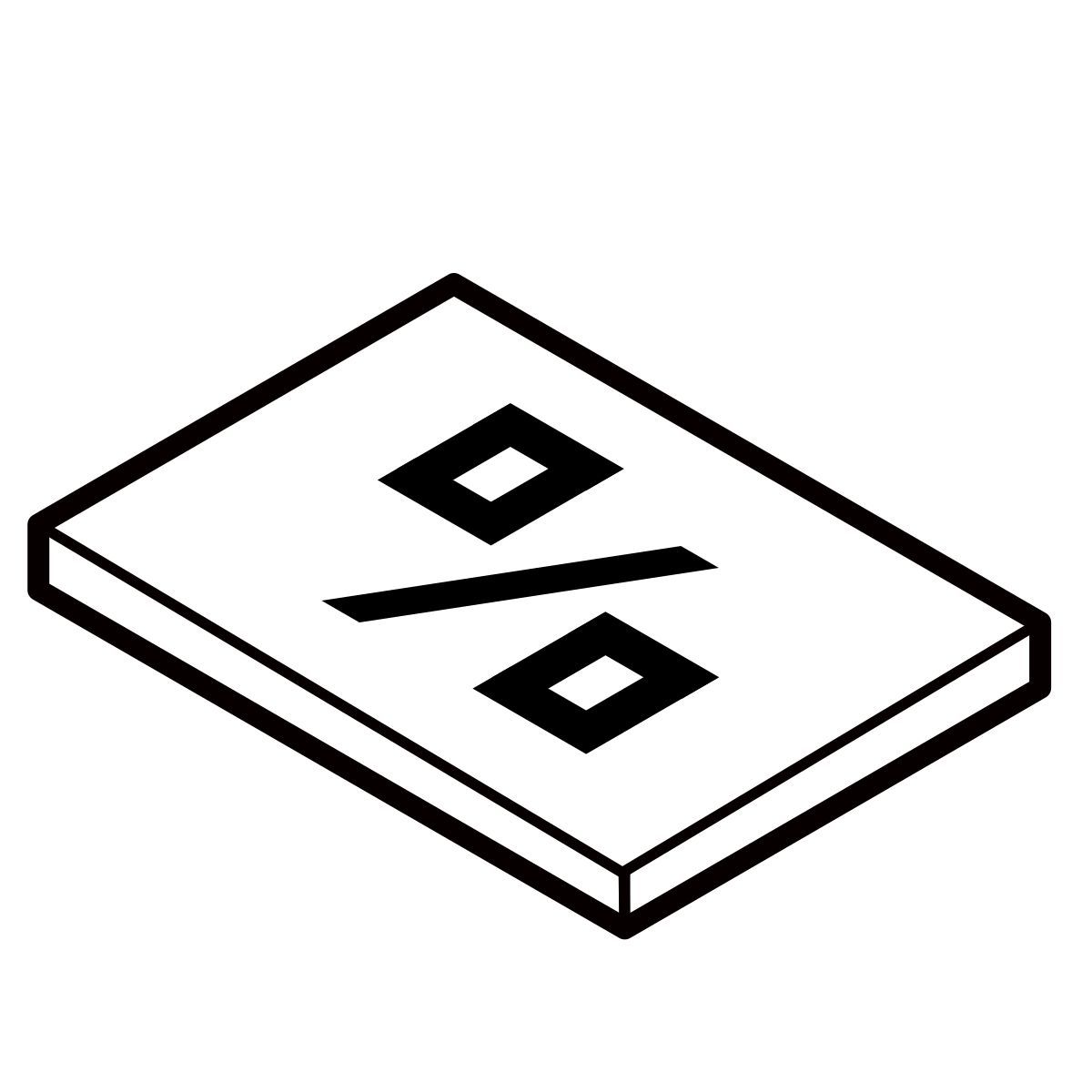 isometric line style loyalty card icon