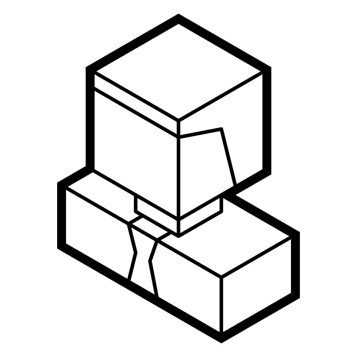 isometric line style manager icon