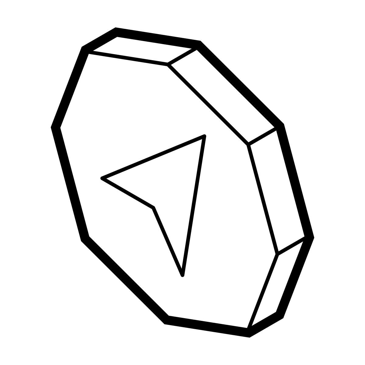 isometric line style in meiner nähe icon