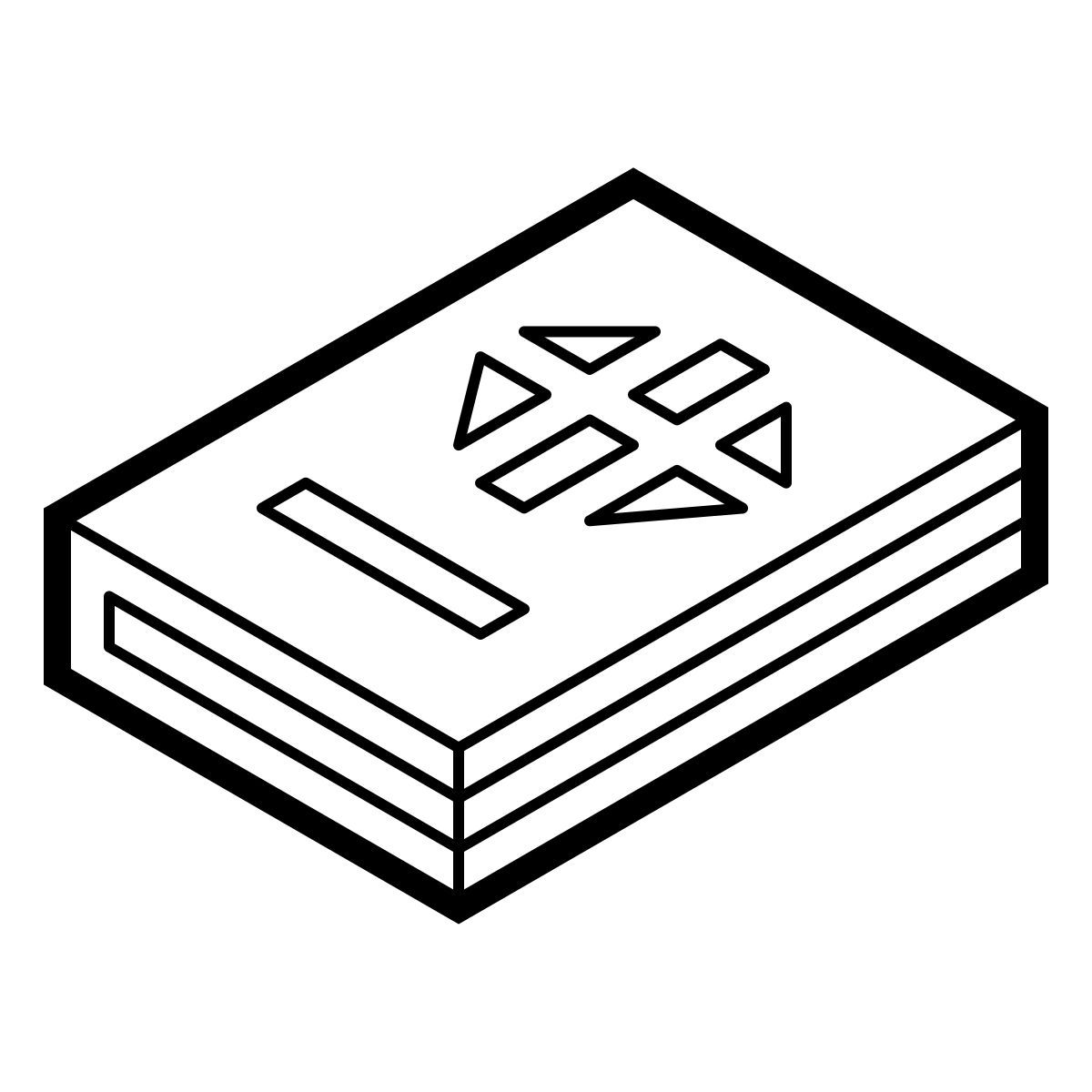isometric line style pasaporte icon