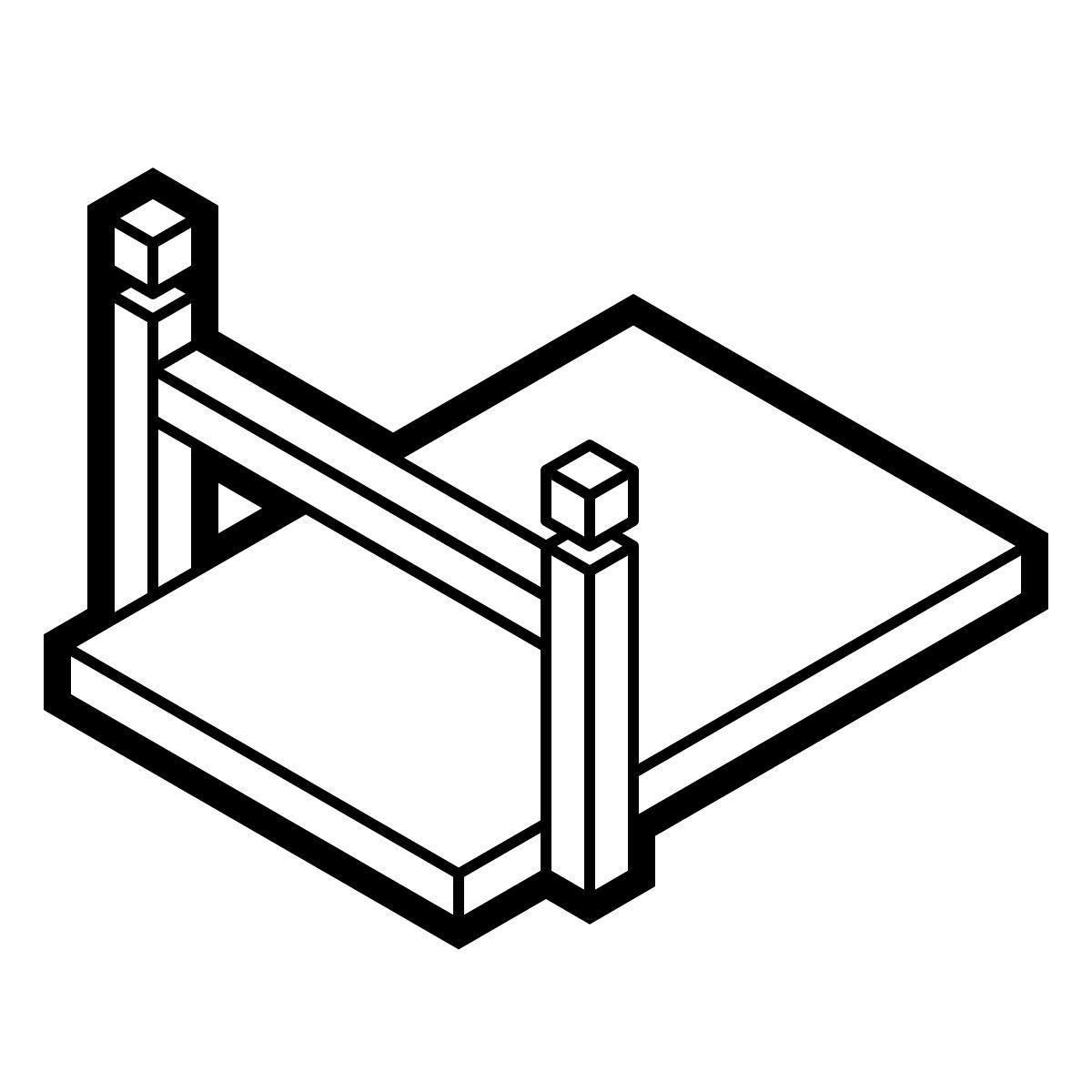 isometric line style alfombra roja icon