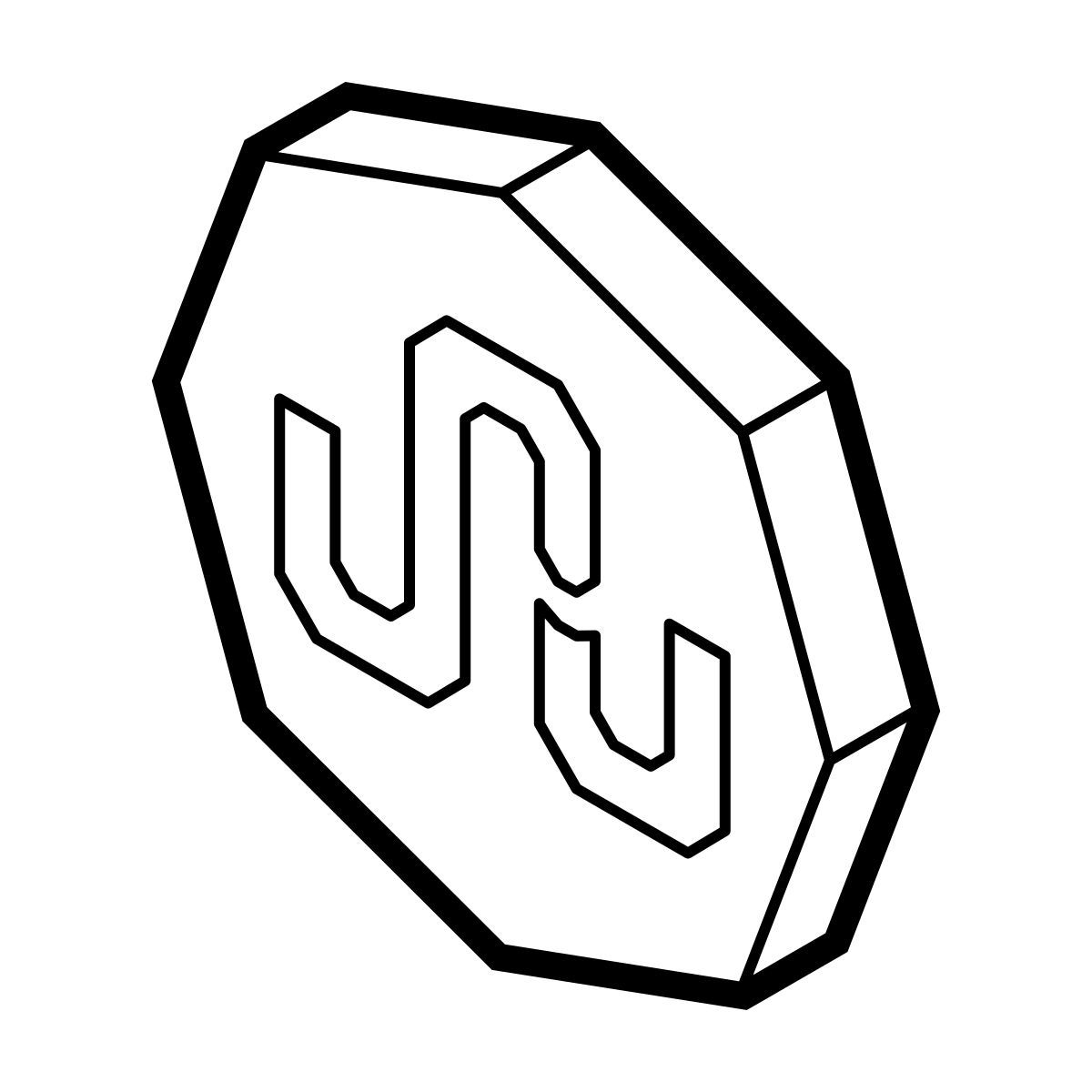 isometric line style stumbleupon에서 icon
