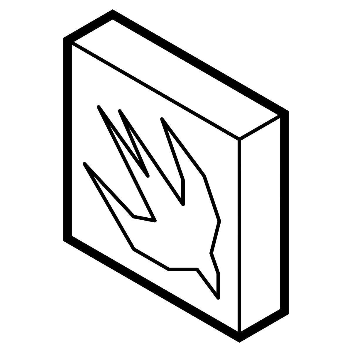 isometric line style swift icon