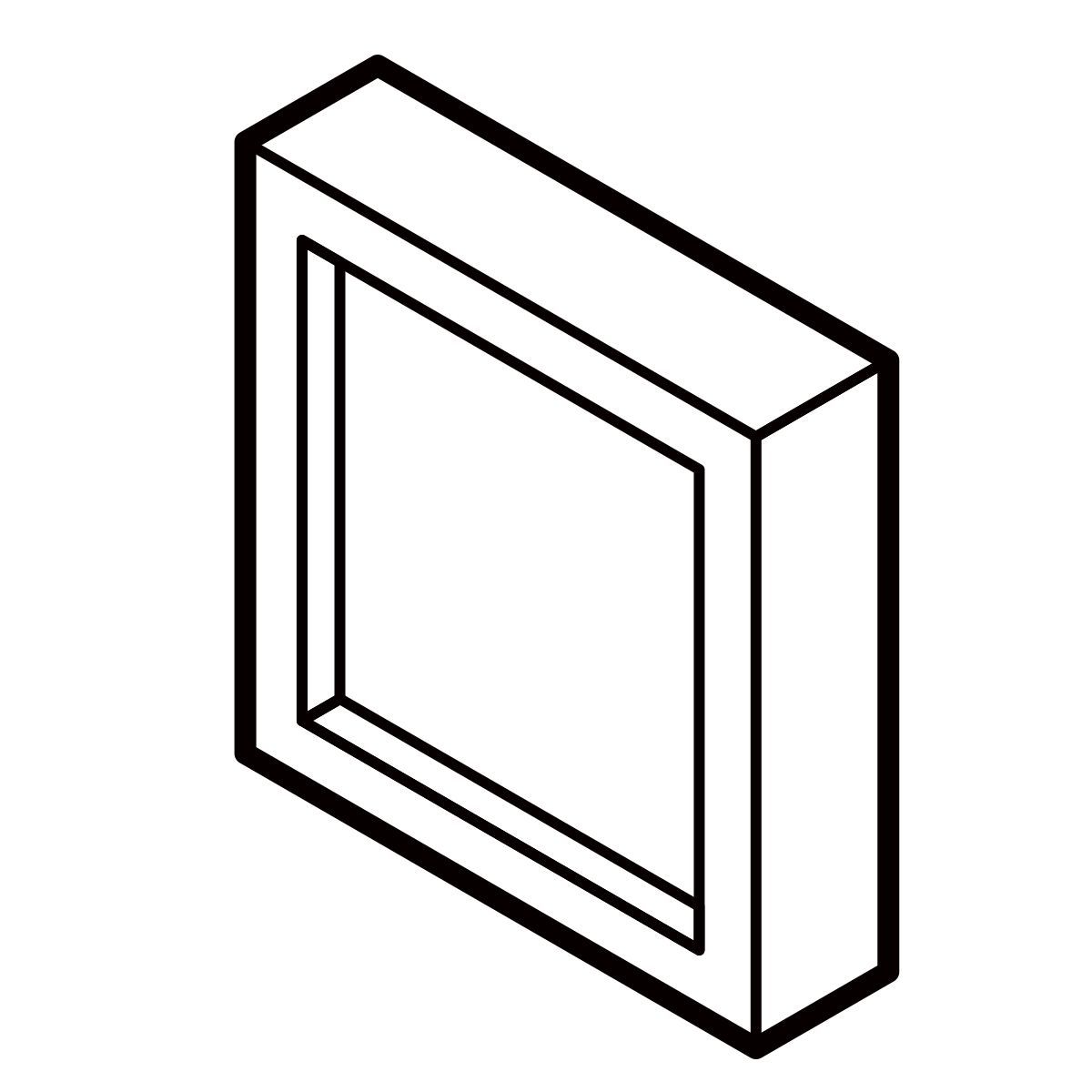 isometric line style unchecked checkbox icon