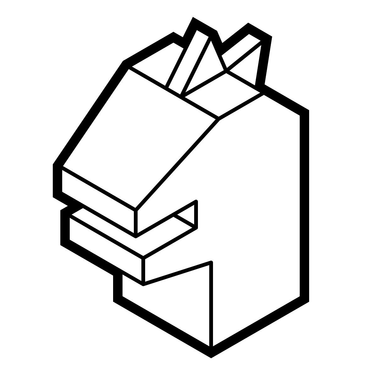 isometric line style année du dragon icon