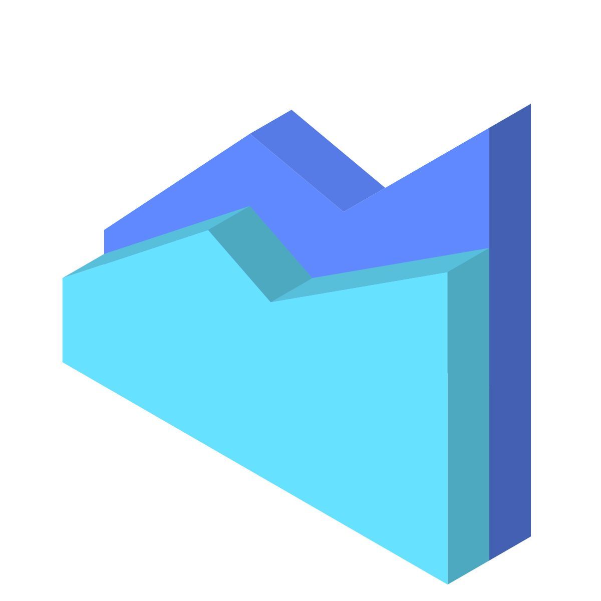 isometric color style 区域图 icon