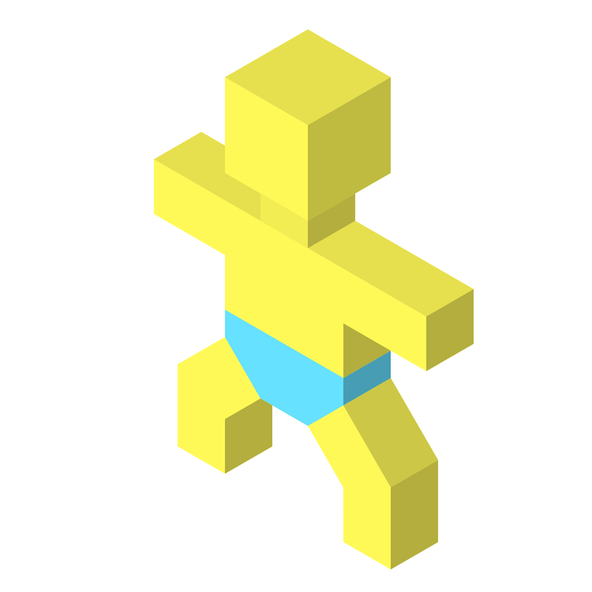isometric color style baby icon