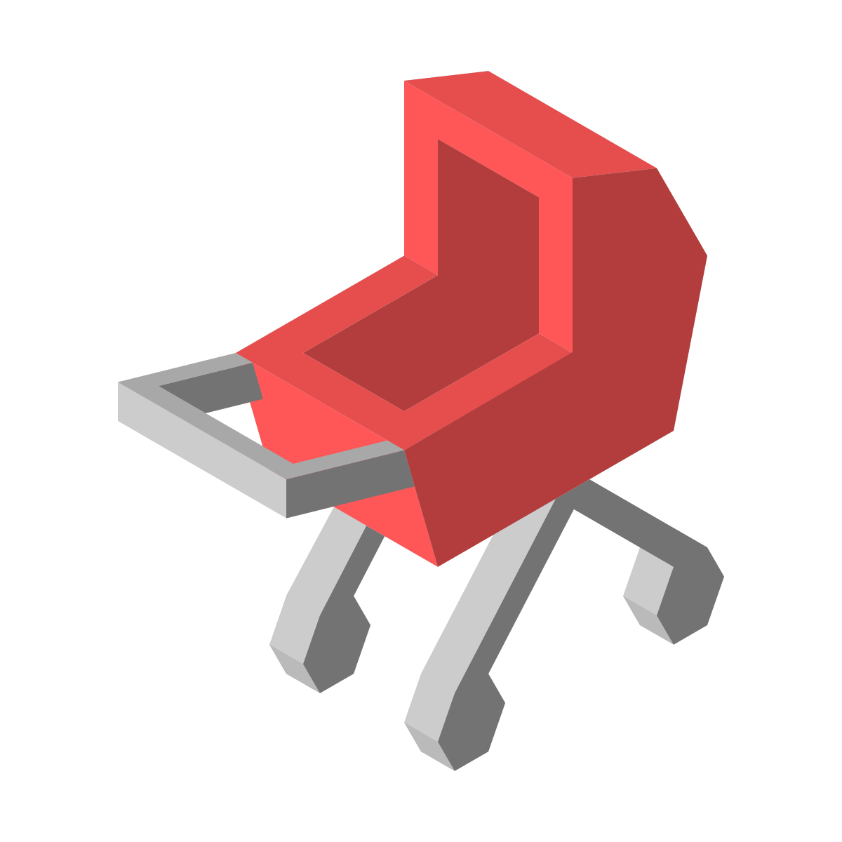 isometric color style boy stroller icon