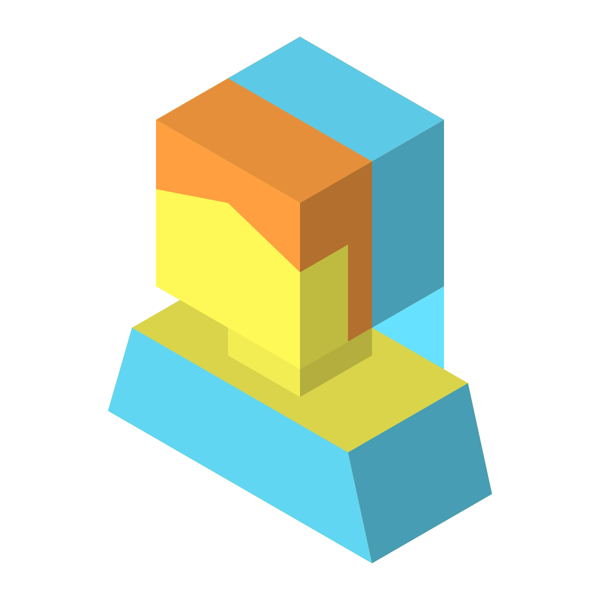 isometric color style bride icon