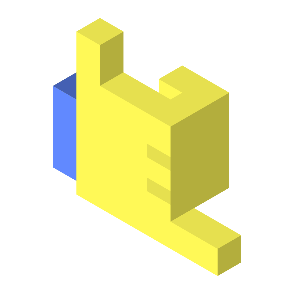 isometric color style call me icon